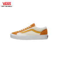 ราคา VANS รองเท้าผู้หญิง รองเท้าสไตล์ผู้ชาย รองเท้าผ้าใบส้นเตี้ยสีส้มโซดา (20546579930)