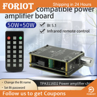 ราคา Foriot 50Wx 2บอร์ดแอมป์บลูทูธ TPA3116แอมป์เครื่องเสียงโมดูล DC9 24V เครื่องขยายเสียงดิจิตอลไฮไฟ (19164703973)