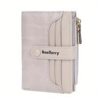 ราคา Baellerry กระเป๋าสตางค์แบรนด์ผู้หญิง 2023 กระเป๋าสตางค์สั้นผู้หญิงใหม่หัวเข็มขัดหนังขัดกระเป๋าเงินเหรียญมินิกระเป๋าสตางค์หญิง Carteras (20495760987)