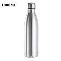 ราคา GD s Vacuum Flask Drinkware Outdoor Travel Sports Drink Bottles 500 750 1000ML Hot Cold Water Cola Bottle Single Wall Water Bottle Stainless Steel (19982091051)