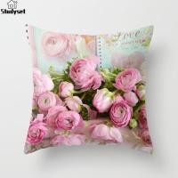 ราคา Studyset ผ้าคลุมหมอนอิงลายกุหลาบจัดส่งรวดเร็วปลอกหมอนใยผ้าผิวพีชสำหรับตกแต่งโซฟาเตียงนอน45x45cm (19846621635)