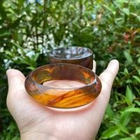 ราคา กำไลอำพันพม่า ยางไม้กลายเป็นหิน พร้อมแกน หน้ากว้างหนา (21329808731)