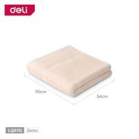 ราคา Deli ผ้าเช็ดผม ผ้าขนหนู ผ้าขนหนูพื้นเล็ก ผ้าขนหนูเช็ดผม คอตตอนแท้ 100 อ่อนโยนไม่ทำร้ายผิว หนานุ่ม ซับน้ำได้ดี ผ้าแห้งไว ไม่อับชื้น Towel (20761972818)