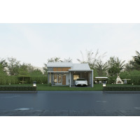 ราคา 146 แบบบ้าน บ้านชั้นเดียว 2 ห้องนอน 1 ห้องน้ำ (21288309220)