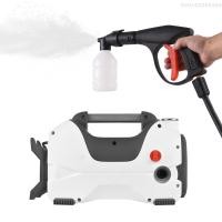 ราคา เครื่องฉีดน้ำแรงดันสูงขนาดกะทัดรัด1523 PSI 2000W เครื่องฉีดน้ำแรงดันสูงเครื่องล้างแรงดันสูงไฟฟ้าพร้อมหัวนมน้ำ ท่อ23 4ft หัวฉีด หม้อโฟม 18 32Mm ที่ล้างคอนเนคเตอร์แบบยูนิเวอร์แซลทำความสะอาดรถยนต์ สวน รั