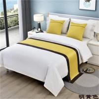 ราคา เตียงวิ่งราชินีคู่แฝดเตียงยาวพิเศษสำหรับโรงแรมการตกแต่งผ้าปูโต๊ะสิ่งทอนักวิ่งผ้าปูเตียงผ้าสำหรับเตียงขนาดควีนไซส์ที่มีนักวิ่งหมอนวางบนเตียงจับคู่รูปแบบการถักโครเชต์เตียงขนาดเต็มและหมอนอิง (19511676526