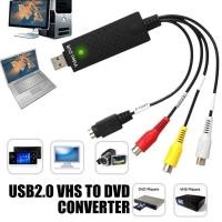ราคา USB Video Capture Card TV DVD VHS DVR Capture Adapter USB 2 0 to Audio AV S Video For Windows (19873317736)