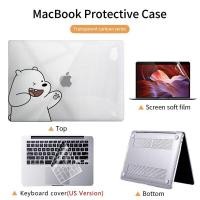 ราคา Laptop Case for Macbook Air 13 M1 Chip Pro 16 15 15 6 Inch New Touch Bar 2020 Notebook Cover A2179 A2337 A1278 A1466 A1989 (10437638147)