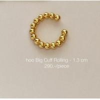 ราคา hoo stores Rolling Big Cuff ต่างหูหนีบ ต่างหูหนีบเงินแท้ ต่างหูเงินแท้925 ไม่ต้องเจาะ เครื่องประดับเงินแท้ ปลอดสารนิกเกิล ไม่แพ้ ไม่คัน (6708112411)