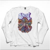ราคา เสื้อยืด พิมพ์ลาย BAND t shirt Ghost Mary On a Cross Ghost VINTAGE สําหรับผู้ชาย และผู้หญิง เสื้อยืด (20747186330)