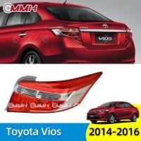 ราคา For Toyota Vios ncp150 Tail Lamp 2014 2017 เสื้อ ไฟท้าย ไฟท้าย แต่ง ไฟท้ายไฟเบรค ไฟเลี้ยว Taillamp Taillight ไฟท้าย พร้อมทับทิม ไฟท้ายกันชนหลังสําหรับ ทับทิมในฝาท้ายไฟท้าย ไฟเบรก ไฟสัญญาณเตือน (203289