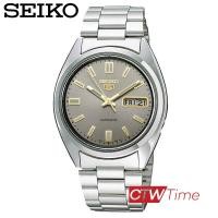 ราคา Seiko 5 Automatic นาฬิกาข้อมือผู้ชาย สายสแตนเลส รุ่น SNXS75K1 หน้าปัดสีเทา เข็มสีทอง (100321962)