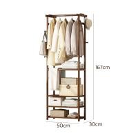 ราคา ราวแขวนผ้า ราวแขวนเสื้อ ชั้นวางราวไม้ ราวแขวนผ้าพร้อมชั้นวาง coat rack มี 4 แบบ 3 ขนาด 50ซม 70ซม 100ซม เป็นระเบียบ แข็งแรง Cheers (20879630766)