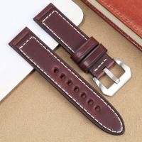 ราคา เหมาะสำหรับสายนาฬิกาผู้ชาย PAM111หนังทะเลไขมัน441เครซีฮอร์ส22 24 26มม (20804277733)
