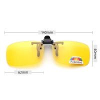 ราคา แว่นตาเลนส์โพลาไรซ์แบบคลิปออนป้องกัน UV สำหรับขับรถการมองเห็นได้ในเวลากลางคืนแบบย้อนยุคแว่นตาแบบคลิปออน (20561322076)