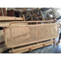 ราคา ส่งฟรี เตียงนอนไม้สัก หวายสานแท้ 5 และ 6 ฟุต teak wood rattan 3 5 5 6 feet size bed สไตล์มินิมอล เตียง เตียงไม้สัก เตียงหวายแท้ เตียงนอน6 ฟุต (20490372892)