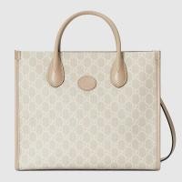 ราคา Gucci gg กระเป๋า SMALL TOTE BAG WITH INTERLOCKING G (21228058566)