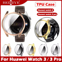 ราคา เคส บัมเปอร์ กันรอย สำหรับ for Huawei watch 3 Huawei watch 3 pro Clear Case TPU Screen Protector Protective Case Ultra Thin Cover for huawei watch 3 huawei watch 3 pro เคสใสคลุมจอ (11625122360)
