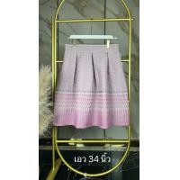 ราคา กระโปรงผ้าไทย เอว 34 นิ้ว กระโปรงผ้าฝ้าย กระโปรงผ้าไทยทอลาย กระโปรงทรงวนิดา กระโปรงทรงสุ่ม กระโปรง อัดกาวทั้งตัว ชุดประจำชาติ (15198208493)