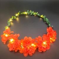 ราคา Undineu CODที่คาดผมดอกไม้ ที่คาดผมมีไฟ ที่คาดผมLED มีไฟ สวยมาก มงกุฎไฟกระพริบ (20648259396)