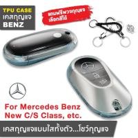 ราคา พร้อมส่ง เคสกุญแจรถยนต์ Benz New Class New S Class 2022 และรุ่นอื่นๆปีปัจจุบัน ปลอกหุ้มกุญแจ ซองกุญแจ กุญแจรีโมท เคสป้องกันกุญแจรีโมท Mercedes Benz (16184772423)