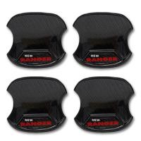 ราคา เบ้ากลม เบ้าถ้วย เบ้ารองมือเปิดประตู เขียน Ranger เครฟล่าดำ 4 ชิ้น 4ประตู Ranger 4Dr Carbon Bowl Insert Handle Cover Ford Ranger XL XLT Wildtrak Bi Turbo 2 2 3 2 2012 2019 (2425388390)