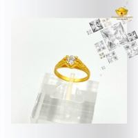 ราคา โต๊ะกังกรุงเทพ แหวน ทองแท้96 5 แหวนเพชรทอง ลายเพชรเเถวรัสเซีย น้ำหนัก1สลึง (14160591442)