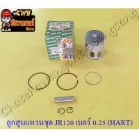 ราคา ลูกสูบแหวนชุด JR120 เบอร์ OS 0 25 54 25 mm พร้อมสลักลูกสูบ กิ๊บล็อค HART JAPAN (14219624285)