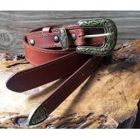 ราคา You Link เข็มขัดหนังวัวแท้ แบบเท่ห์ๆ สไตล์คาวบอย หัวชุด สีทองเหลือง (9763867333)