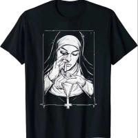 ราคา Take Drugs Nun T Shirt Free Harajuku Cal New Arrival Summer Men Print T Shirt Cal Cool Males Tops (20755627758)