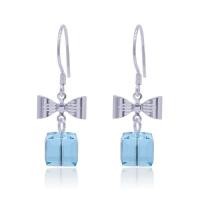 ราคา E0910 263B ต่างหูแฟชั่น 12VICTORYเครื่องประดับผู้หญิง ประดับคริสตัลนำเข้าจากประเทศออสเตรีย (958498518)