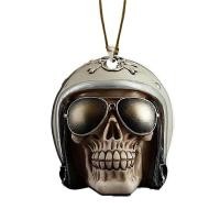 ราคา Skull Car Hang Ornament Acrylic Skull Head Pendant for Rear View Mirror Car Pendant Interior Rear View Mirror Charm Accessories for Car Rear View Mirror Decor great (20235897709)