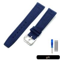 ราคา Original high quality สายนาฬิกาผ้าใบไนลอนสำหรับ IWC Pilot Spitfire Timezone Top Gun โปรตุเกส Cowhide สายนาฬิกา 20 มม 21 มม 22 มม นาฬิกาข้อมือ (19868631970)