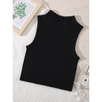 ราคา เสื้อครอปสำหรับผู้หญิงเสื้อครอป ATHVOTAR เสื้อครอป7สีเสื้อกล้ามไหมพรมยึดโครงแขนกุดลำลองสตรีทแวร์คอเต่าสีขาวเสื้อผ้าผู้หญิงไร้รอยต่อ (19617475641)