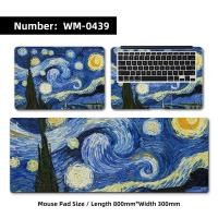 ราคา สติ๊กเกอร์2ชิ้นลายผิวสติ๊กเกอร์แล็ปท็อปพร้อมเคสประณีตแผ่นรองเมาส์80ซม DIY สำหรับนิ้วคอมพิวเตอร์โน้ตบุ๊ค10 12 13 14 15 17 (19706571522)