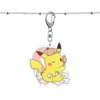 ราคา WENSH ตุ๊กตาโมเดลของเล่นเด็ก Anime เสน่ห์กระเป๋าลายโปเกมอนพวงกุญแจปิกาจู Psyduck พวงกุญแจอะครีลิกพวงกุญแจโซ่กุญแจ (18105481717)