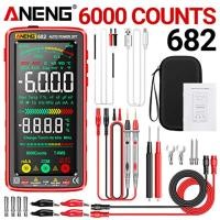 ราคา Aneng 682มัลติมิเตอร์ ac dc ammeter เครื่องทดสอบแรงดันไฟฟ้าแบบชาร์จไฟได้สำหรับช่างไฟฟ้า (21170451525)