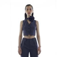 ราคา The SRT X10 Gentle Vest เสื้อกั๊ก คอวี กระดุมหน้า ผ้าลายทางแนวตั้ง มีกระเป๋าหน้า มีสายเข็มขัดด้านหลัง สีม่วงอ่อน สีม่วงเข้ม สีดำ (19874213666)