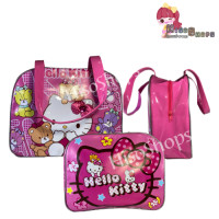 ราคา กระเป๋าสะพายข้างสีชมพูใบใหญ่ Hello Kitty ลายคิตตี้ ดีไซน์สวย เนื้อผ้าดี กระเป๋าของคุณหนูๆ (19290033919)