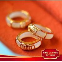 ราคา แหวนทอง แหวนหยก แหวนทองหุ้มหยก แหวนหยกธรรมชาติ ชุบทองคำแท้ 24K นำโชค ช่วยเรื่อง ความเจริญก้าวหน้า พบความเจริญรุ่งเรือง ความรักมั่นคง (17447919612)