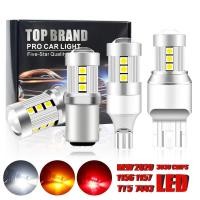 ราคา 1PC Led ไฟเบรค T20 T15 1156 PY21W 5W 3030LED 1157 BAY15D P21 5W เปิดไฟสัญญาณไฟรถ (16074935913)