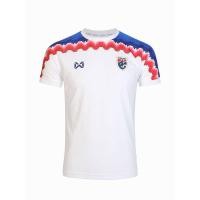 ราคา ของแท้ เสื้อเชียร์ฟุตบอลทีมชาติไทย เยือน สีขาว Away Warrix Thailand National Team Kit 2023 24 Cheer Version Original (21371157829)