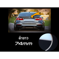 ราคา 1ชิ้น โลโก้ สำหรับ BMW ด้านหลัง ดำขาว 74mm E46E90E91F22F23F30F31F32F33F35F36F40F45F46F80F83F87F90G20G21G28G30G31G32G38 ตราสัญลักษณ์ฝากระโปรงรถ ป้ายท้ายรถ (3654482857)
