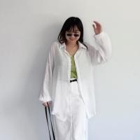 ราคา SAILOM SHIRT I เชิ้ตแขนยาวใส่คลุม เชิ้ตคลุมแขนยาว เสื้อเชิ้ตสีขาว เสื้อเชิ้ตคลุม เชิ้ตบางคลุมชุดว่ายน้ำ เชิ้ตมินิมอล (19457166679)