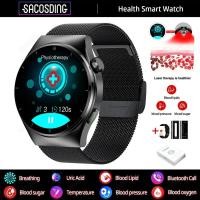 ราคา Health Laser Therapy Smart Watch Blood Sugar Watch Smart Bluetooth Call Uric Acid Blood Lipid Blood Pressure Monitor Smartwatch (20721694237)