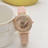 ราคา GOGOEY นาฬิกาควอทซ์สำหรับสุภาพสตรีประดับพลอยเทียมหน้าหงส์ตาชั่งดิจิตอลใหญ่ย้อนยุคยางแฟชั่น4472 (18709160077)