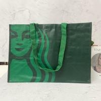 ราคา Starbucks Reusable Bag Shopper Bag กระเป๋าสตาร์บัค ลดโลกร้อน ของแท้ ใบใหญ่ (9950712506)