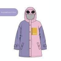 ราคา เสื้อกันฝนสำหรับเด็กผู้ชายเด็กผู้หญิงเสื้อกันฝนสำหรับเสื้อกันฝนแบบฮู้ดแจ็กเก็ตกันน้ำแจ็คเก็ตกันลมสำหรับกลางแจ้ง (19641576514)