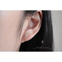 ราคา ต่างหูเงินแท้ 925 minimal set ประดับเพชร CZ Swiss diamond Allure Jewelry บริการเก็บเงินปลายทาง (16159521381)