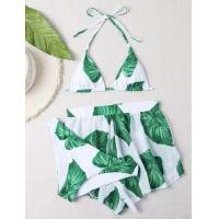 ราคา 2022 Women Swimsuit Female 3 Pieces Swimwear Shorts Bikini Push Up Bikini Set Brazilian Biquini Swimming Suit Bathing Beachwear (20077329223)